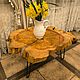 Стол слэб из капового клена. Столы. Wood apple decor. Интернет-магазин Ярмарка Мастеров.  Фото №2