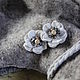 Set of felted brooches 'Ash flowers'. Brooches. Katherine Markina (markinaek). My Livemaster. Фото №4