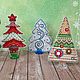 Magnets: Christmas trees, collection, Tree, Rostov-on-Don,  Фото №1