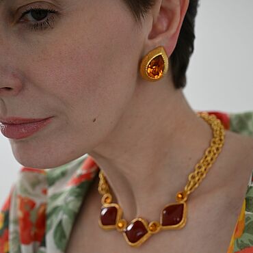 Винтаж ручной работы. Ярмарка Мастеров - ручная работа Винтаж: Клипсы GIVENCHY. Handmade.