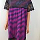 Purple tunic with viscose knitwear lace. Tunics. Charmante Tutenafelt (crealanafr). My Livemaster. Фото №4