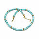 Turquoise beads, turquoise necklace, turquoise choker, natural turquoise beads. Necklace. Irina Moro. My Livemaster. Фото №5