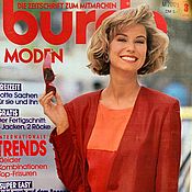 Материалы для творчества handmade. Livemaster - original item Burda Moden Magazine 3 1991 (March) new. Handmade.