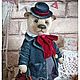 Том мишка в технике тедди. Мишки Тедди. Татьяна Корчикова teddy & dolls. Ярмарка Мастеров.  Фото №4
