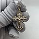  золотой с эмалью и бриллиантами. Крестик. POLYAKOFF JEWELRY. Ярмарка Мастеров.  Фото №5