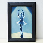Картины и панно handmade. Livemaster - original item Pictures: Oil painting Ballerina. Handmade.