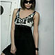 Vintage clothing: Black new dress 42-44 French firm Benino. Vintage blouses. bu-tik-1. Online shopping on My Livemaster.  Фото №2