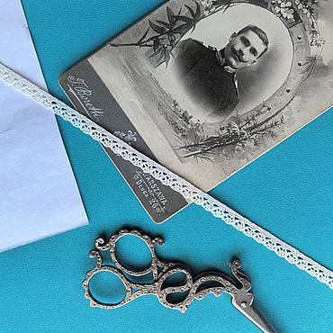 Материалы для творчества ручной работы. Ярмарка Мастеров - ручная работа Кружево хлопковое,  ширина 0,8 см., хлопок 100%. Артикул 1340.. Handmade.