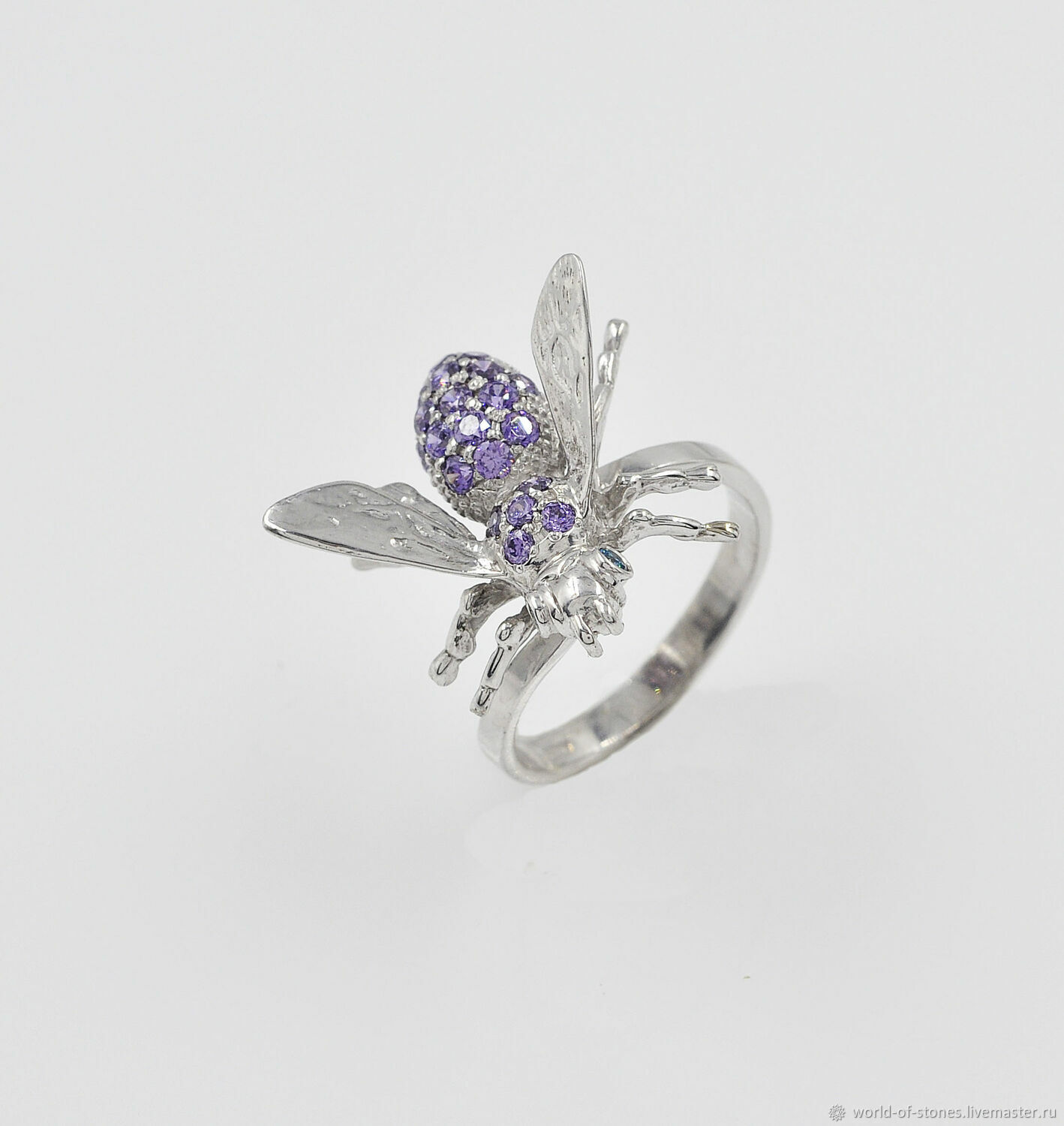 кольцо мушки. кольцо муха серебро. кольцо муха.