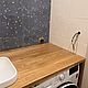Столешница и тумба в ванную комнату. Мебель для ванной. Madera. Интернет-магазин Ярмарка Мастеров.  Фото №2