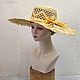 Wide-brimmed summer hat, Hats1, St. Petersburg,  Фото №1
