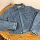 Винтаж: 46+-Куртка женская джинсовая Levi’s . Цвет голубой. Куртки винтажные. VINTAGE (Светлана). Ярмарка Мастеров.  Фото №9