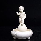Винтаж handmade. Livemaster - original item Antique figurine-Putti vase. Handmade.