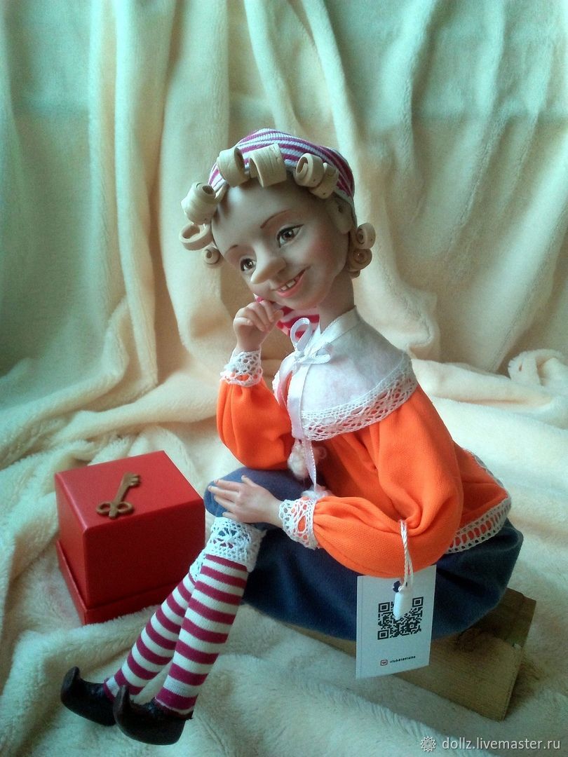 Кукла Буратино, Интерьерная кукла, Ярославль,  Фото №1