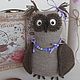 Сова игрушка вязаная . Модница.  Сова сувенир. Мягкие игрушки. Ольга Монастырская   Olga Mona. Ярмарка Мастеров.  Фото №5