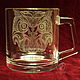 Order Owl. tea mug. ArtGraving. Livemaster. . Mugs and cups Фото №3