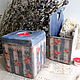 Order 'Calico mood set boxes. Things history. Livemaster. . Storage Box Фото №3