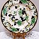 Винтаж: Тарелка сервировочная 27см Chartreuse Masons. Тарелки винтажные. la_buffet_vintage. Ярмарка Мастеров.  Фото №4