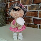Куклы и игрушки handmade. Livemaster - original item Hedgehog with ice cream. Handmade.