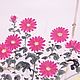 Japanese wall scroll from Bansui Ono ' Chrysanthemums'. Vintage paintings. Fabrics from Japan. My Livemaster. Фото №4