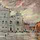 Mariinsky theatre painting pastel cityscape, Pictures, St. Petersburg,  Фото №1