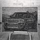 Картина "Range Rover Sport" в стиле стринг арт, Стринг-арт, Москва,  Фото №1