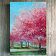 Painting 'Spring bloom' oil on canvas 20h30 cm, Pictures, Moscow,  Фото №1