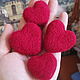 Brooch felted 'Wool heart'. Brooches. Ledy-Y. Online shopping on My Livemaster.  Фото №2