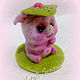поросенок Винтик. Мягкие игрушки. Feltworlds. Ярмарка Мастеров.  Фото №4