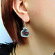 Silver earring 'pomegranate' (silver, garnets). Earrings. Papulova - ручное серебро. My Livemaster. Фото №5
