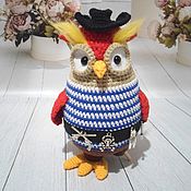 Куклы и игрушки handmade. Livemaster - original item Soft toys: Owl Pirate. Handmade.