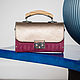 Women's bag made of leather and wood Fuksia. Classic Bag. Mart Bags (martbags). My Livemaster. Фото №5