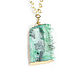 Mint agate pendant as a gift 'Inspiration' elegant pendant 2022. Pendants. Irina Moro. My Livemaster. Фото №4