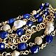 Заказать Браслет с сапфирами SAPPHIRE в стиле Chanel купить. Lady Jane. Ярмарка Мастеров. . Кольца Фото №3