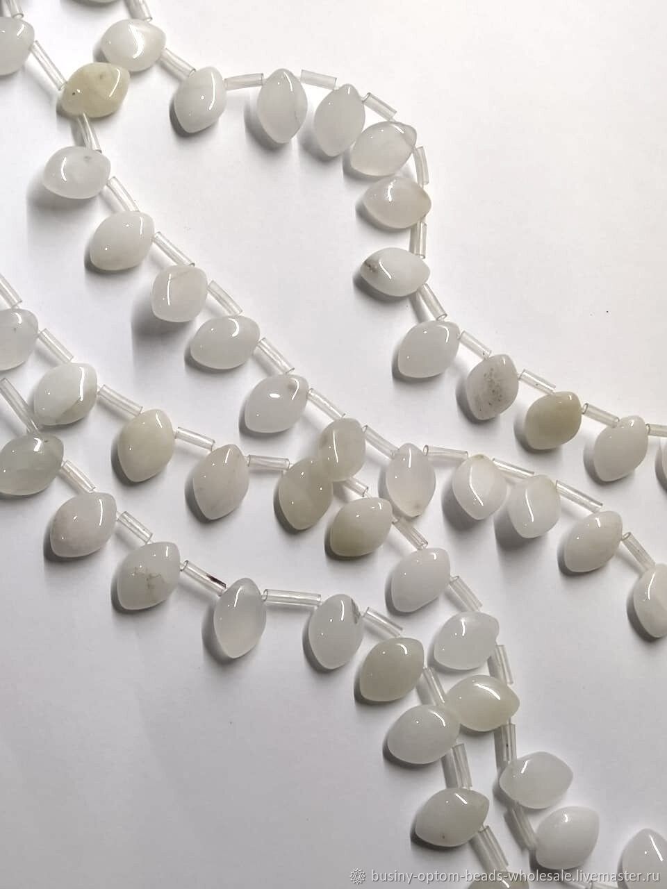 Бусины агат, халцедон, кошачий глаз, кварц капли купить в интернет ...