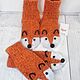 Order  Socks and mittens knitted Chanterelles. Людмила Жердева (Handmey) (Handmey). Livemaster. . Socks Фото №3