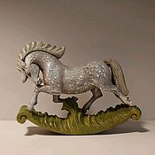 Для дома и интерьера handmade. Livemaster - original item Wooden Sculpture Souvenir Rocking Horse. Handmade.