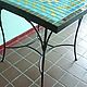 Forged table with mosaic 'Lemons'. Tables. Marjana. My Livemaster. Фото №4