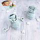 Order A gift for a newborn: a hat and booties for a girl. babyshop. Livemaster. . Gift for newborn Фото №3