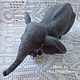 Needle felted elephant - African Elephant - Felted Sculpture. Felted Toy. macrobiser. My Livemaster. Фото №4