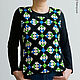 Trendy vest made of 'granny squares' Matilda, Tops, St. Petersburg,  Фото №1