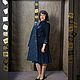 Платье с ручной вышивкой Сапфир. Платья. Одежда и аксессуары Батик ANN LOOK. Интернет-магазин Ярмарка Мастеров.  Фото №2
