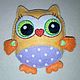 Toy made of felt ' owl - Owl', Stuffed Toys, Engels,  Фото №1