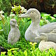 Pato con utyatami para el jardín de hormigón, de hormigón de la trama para el estanque, Garden figures, Azov,  Фото №1