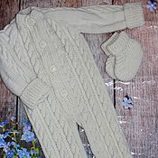 knitted Romper for baby girl