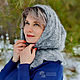 Капор - капюшон " NE SHAPKA". Манишки. Наталья  Пуховая Мастерская (puhovyiy-master). Ярмарка Мастеров.  Фото №13