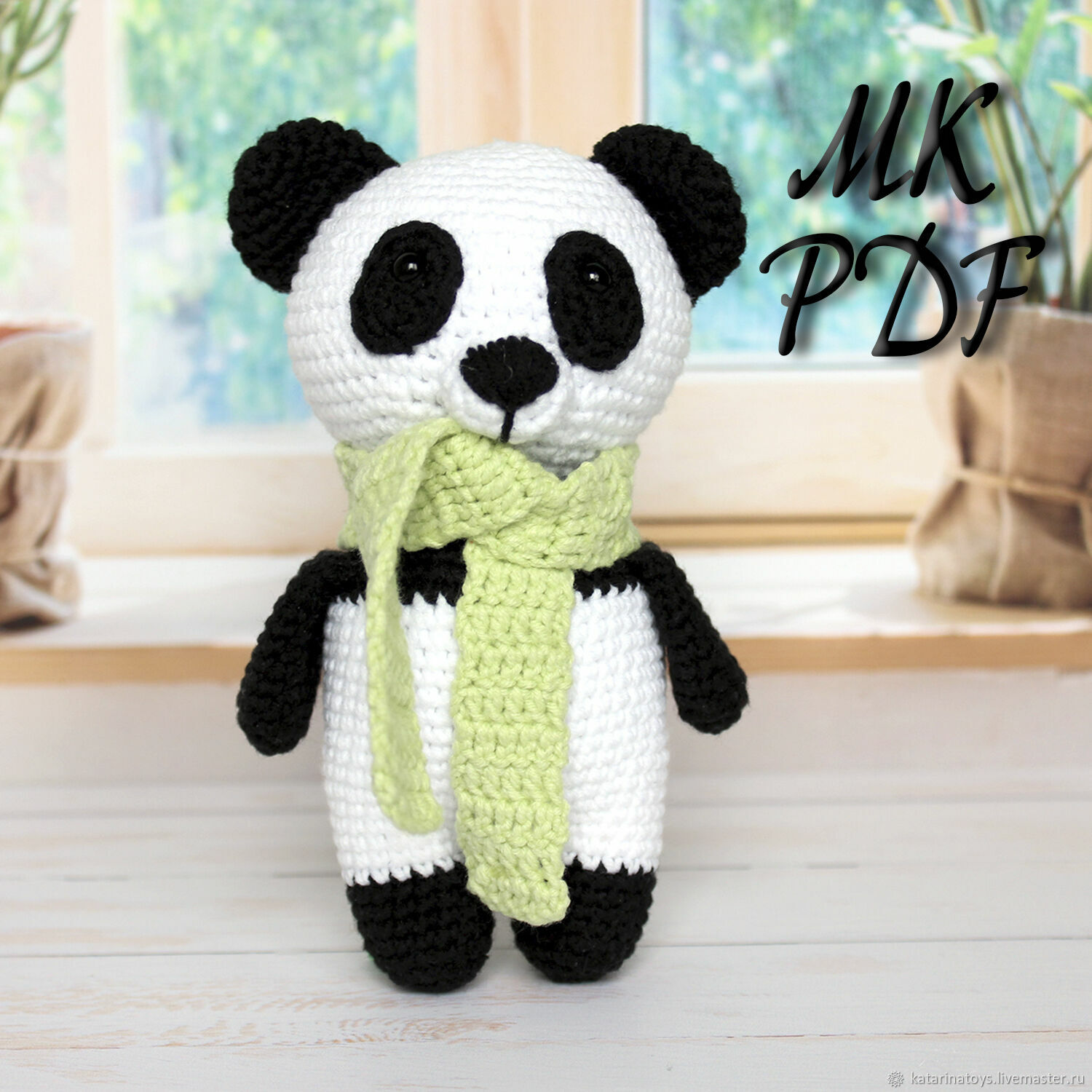 Вязаная маленькая панда крючком // Мастер-класс | Crochet panda, Little panda, Videos tutorial