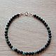 Order Bracelet with emeralds, black agate and 925 silver. marusjy. Livemaster. . Bead bracelet Фото №3