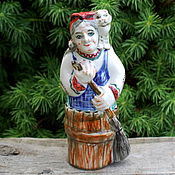 Для дома и интерьера handmade. Livemaster - original item Figurines: Baba Yaga. Handmade.