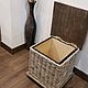 Пуф плетёный ручной работы. Элементы интерьера. Панкова Наталья (Frau.box_). Интернет-магазин Ярмарка Мастеров.  Фото №2
